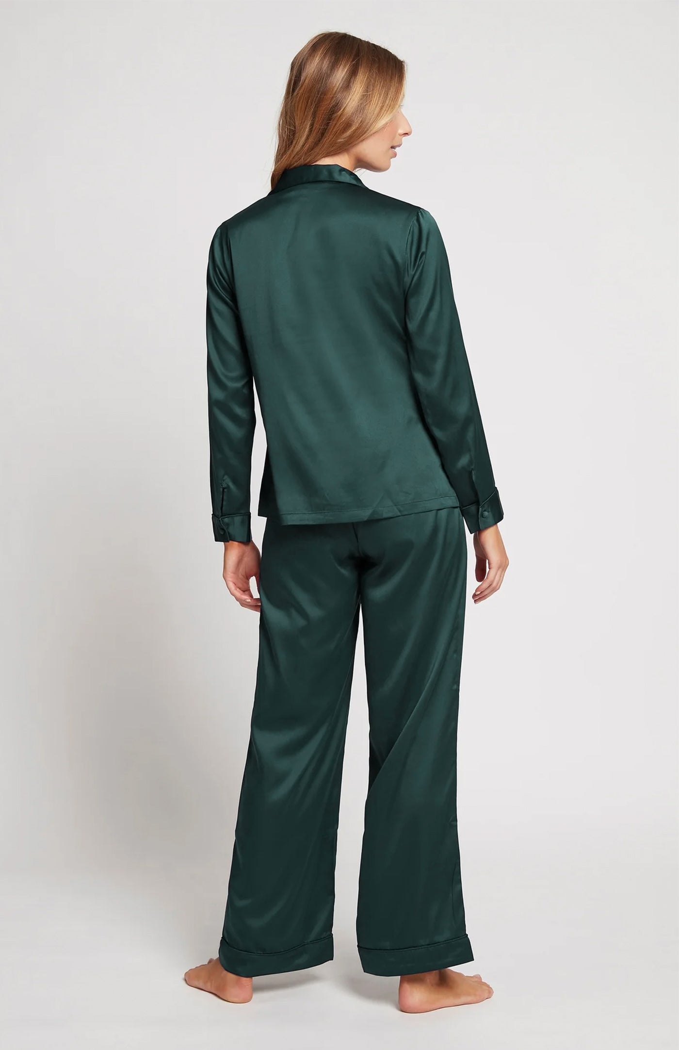 Green Grace | Emerald Green Loungewear Set Women