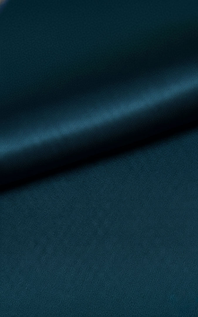 The Syndicate | Blue with Gold Detailing | Satin Loungewear Set