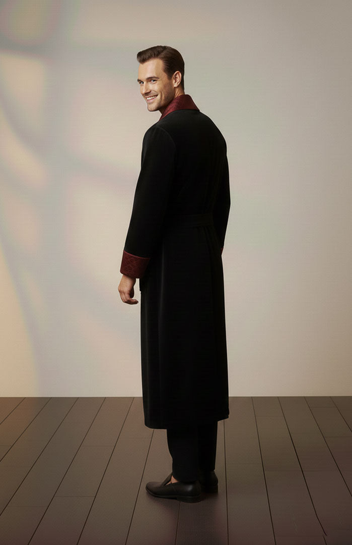 God Father | Quilted Velvet Robe for Men