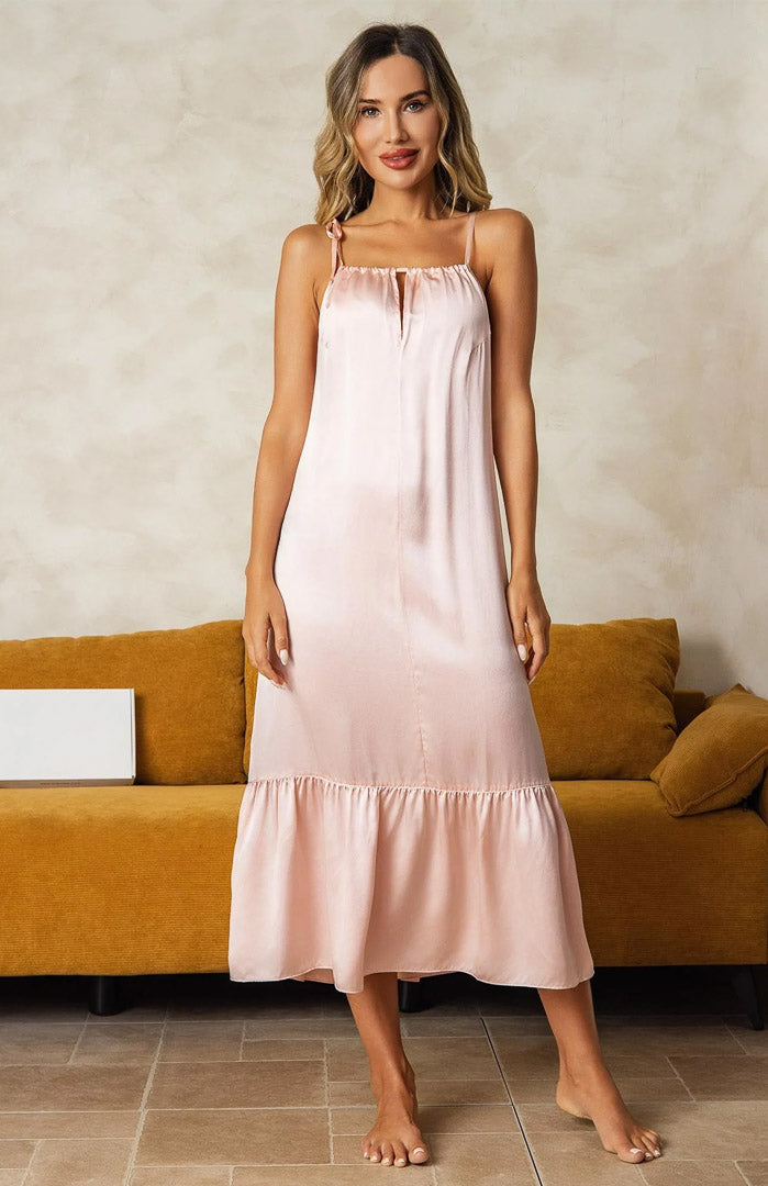 Blush Dream | Satin Nightdress
