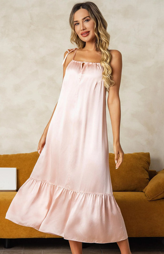 Blush Dream | Satin Nightdress