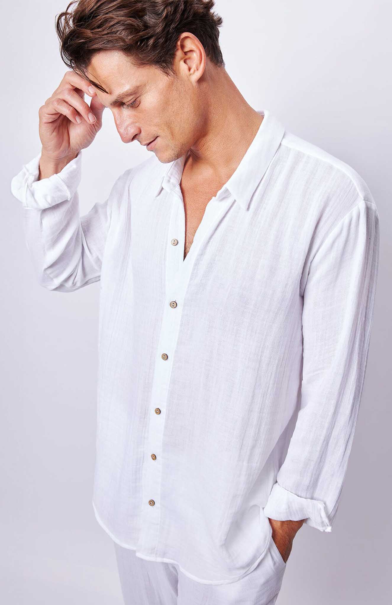All White Co-ord Set | Cotton Linen Blend