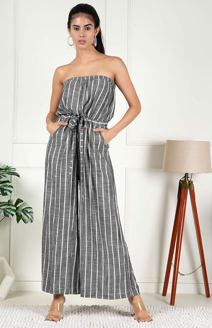 Black Jumpsuit Off-shoulder | Women's Clothing
