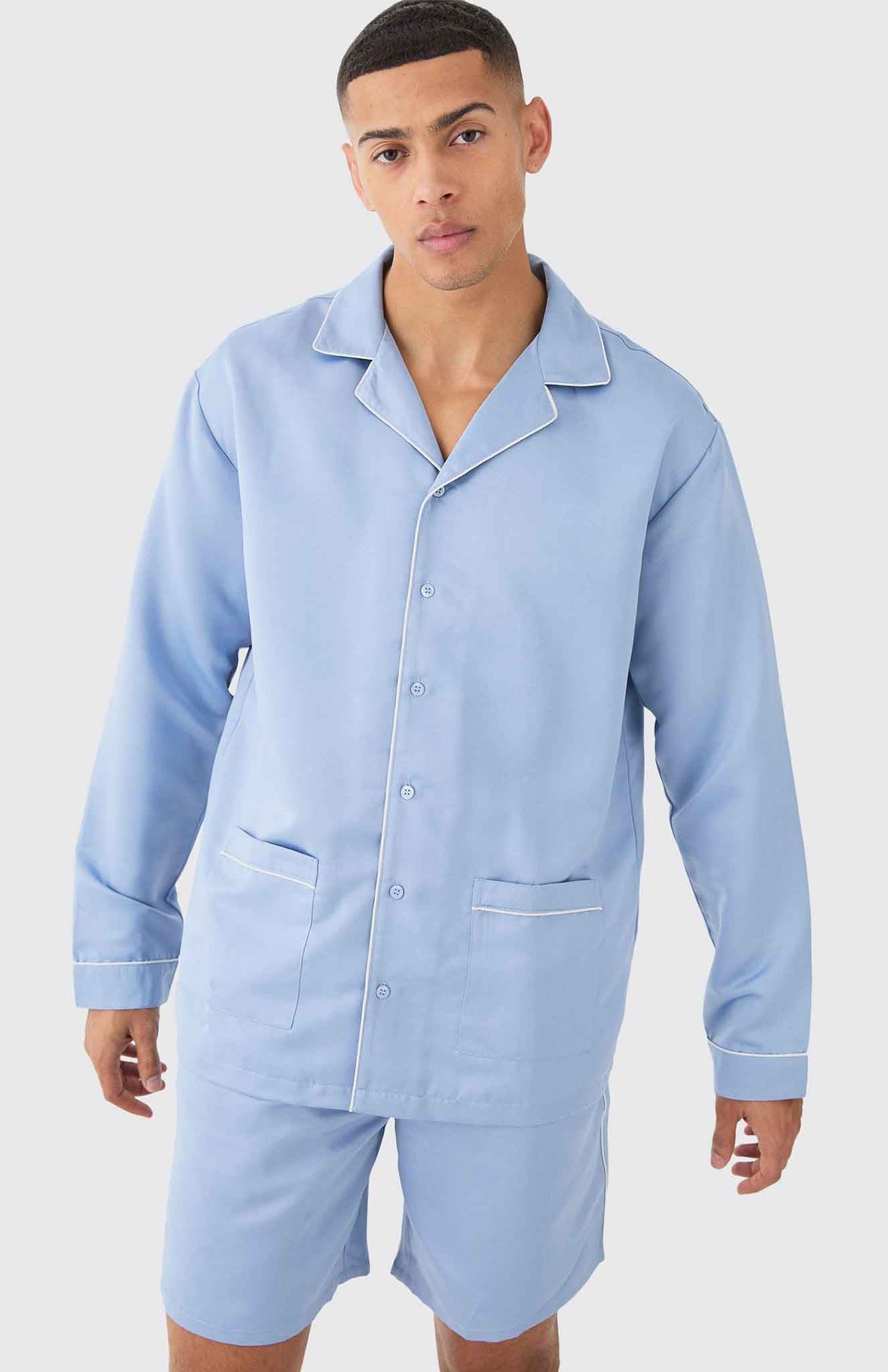Sofa Surfer | Blue Lounge Wear Set | 100% Cotton