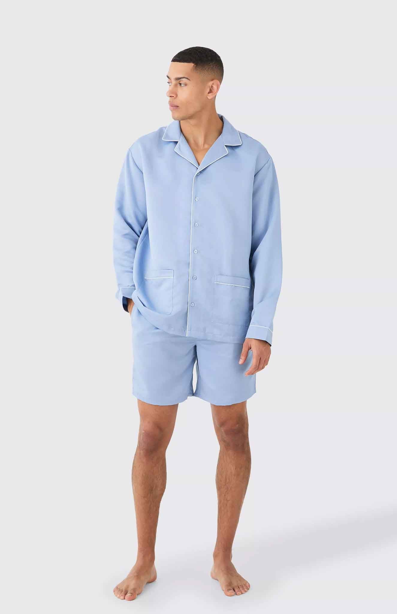 Sofa Surfer | Blue Lounge Wear Set | 100% Cotton