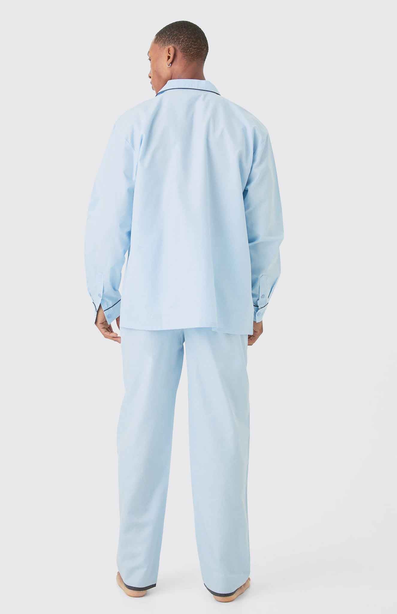 Lazy Legend | Blue Lounge Wear Set | 100% Cotton-3