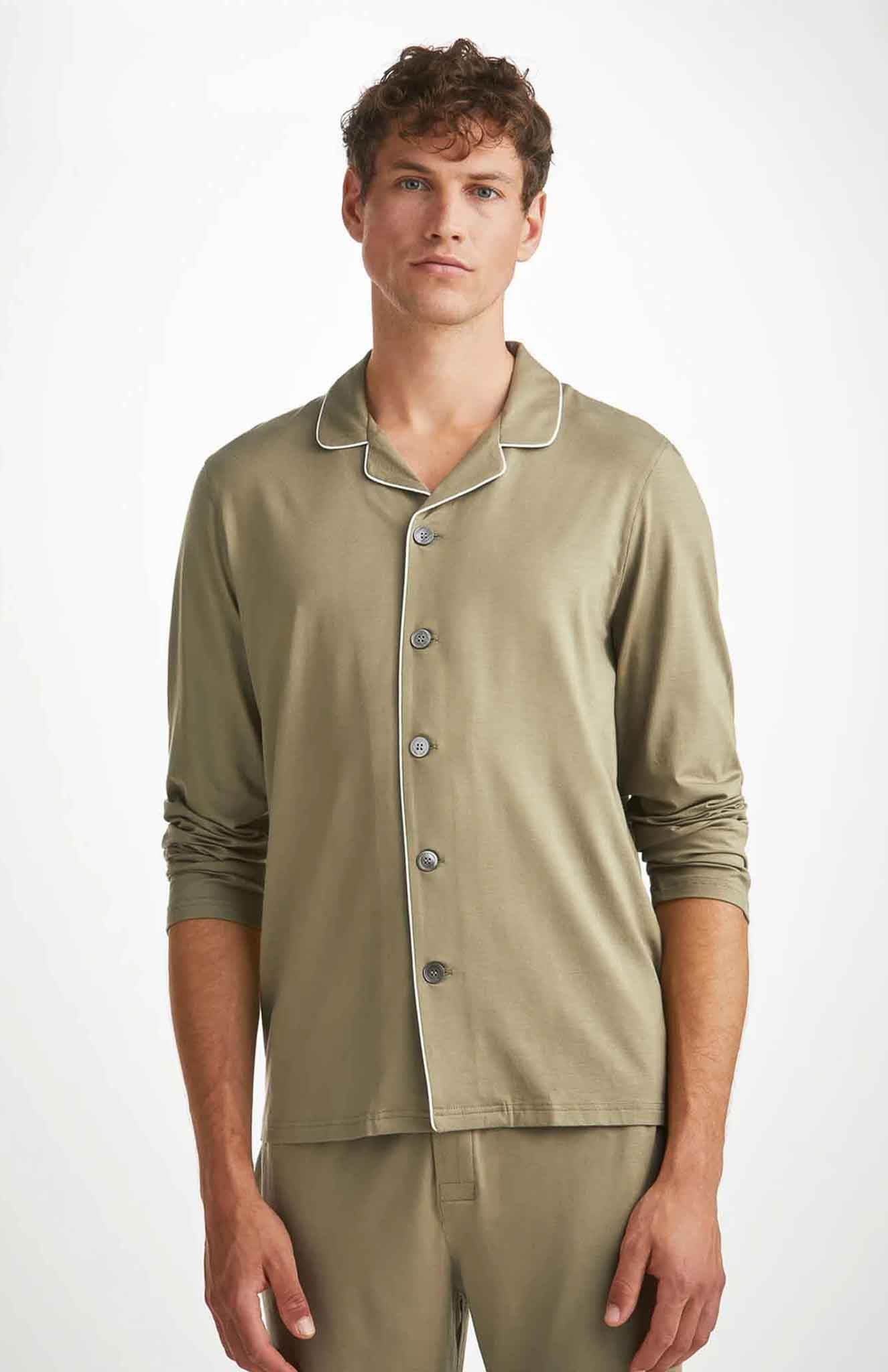 Olive Oasis | Olive Green Modal Loungewear Set