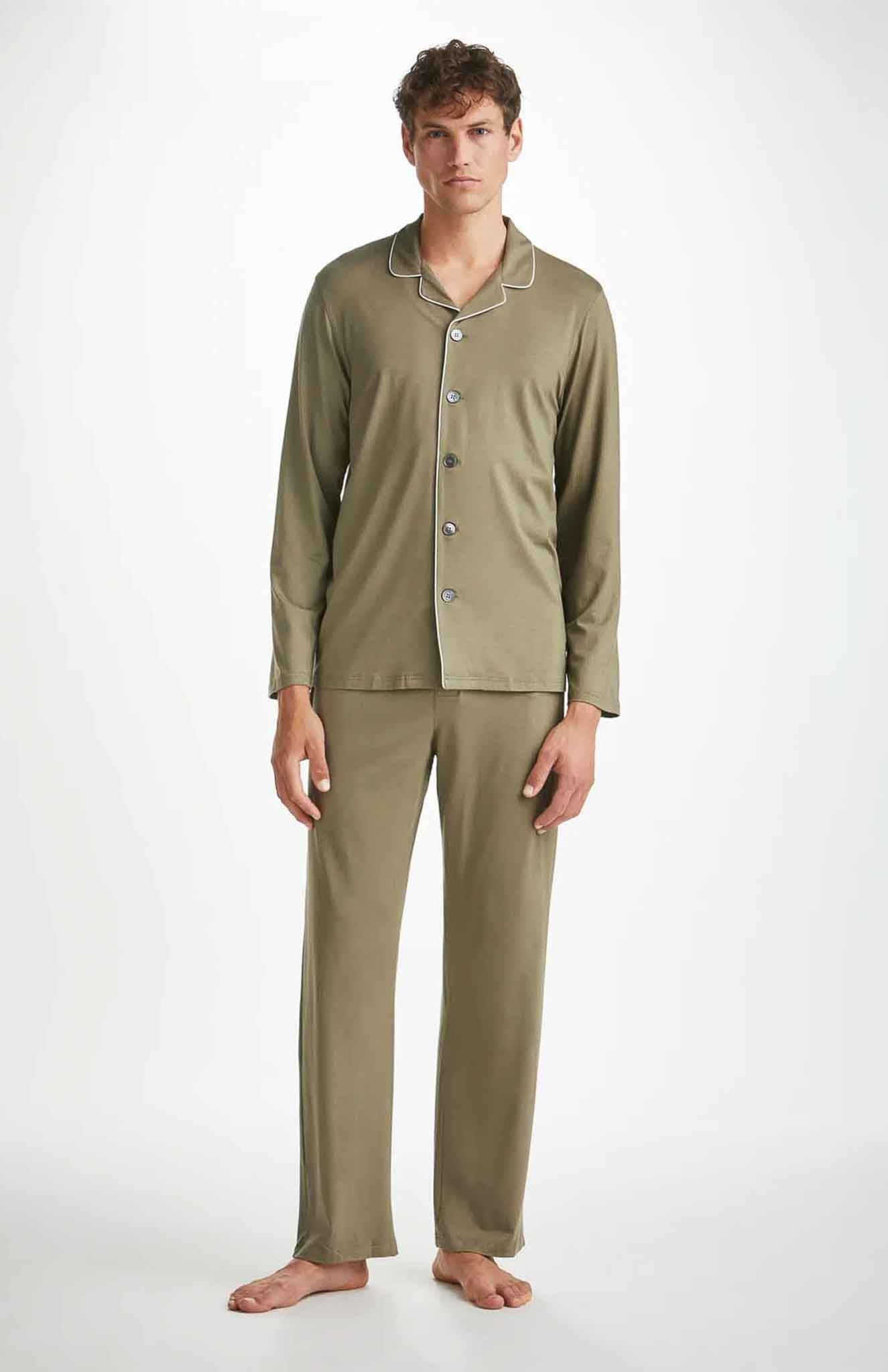 Olive Oasis | Olive Green Modal Loungewear Set