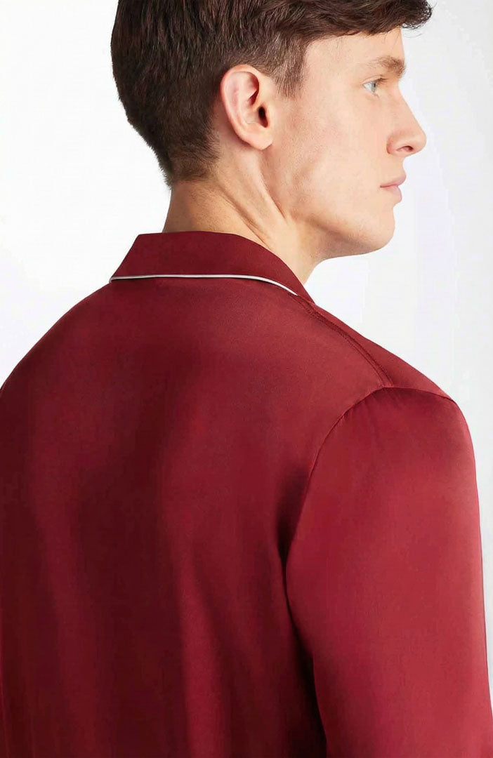 Red Harmony | Red Satin Robe and Pyjama