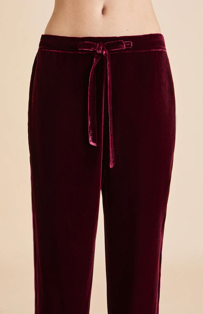 Velours Royale Rouge Blush | Velvet Luxe Lounge Set