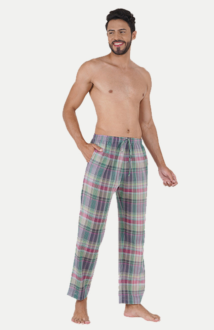 Lavender-_-Checkered-Lounge-Wear-Set-_-100_-Cotton-daywear---sleep-wear---causual-wear---men_s-collection-helf-sleeve-shirt--pyjama
