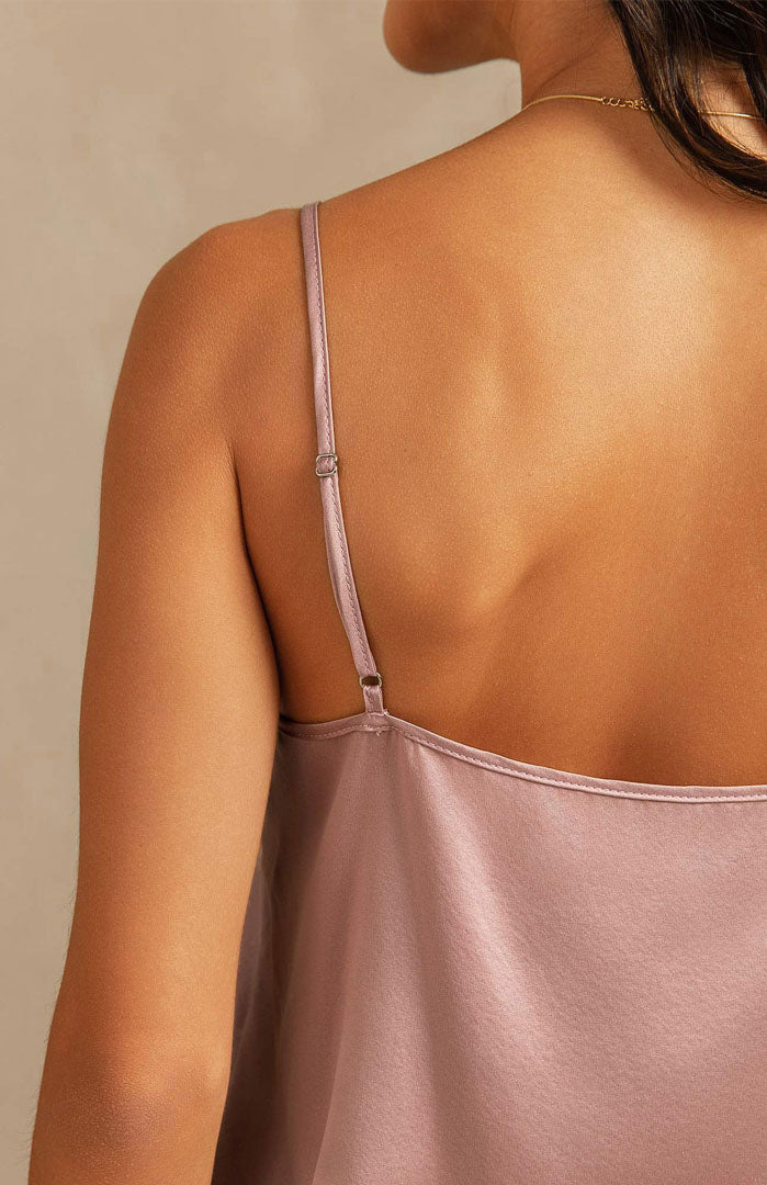 Blush Pink | Pink Cami Satin Loungewear