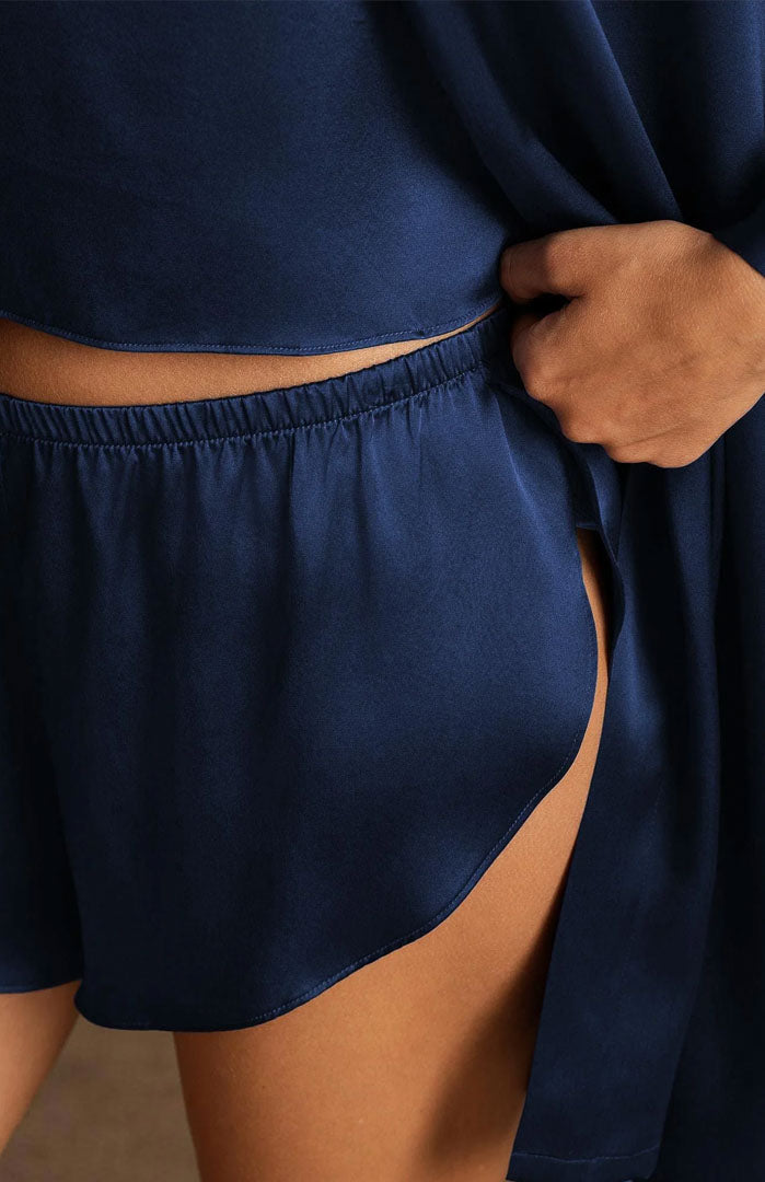 The Twilight Navy | 3-Piece Tulip set + Robe