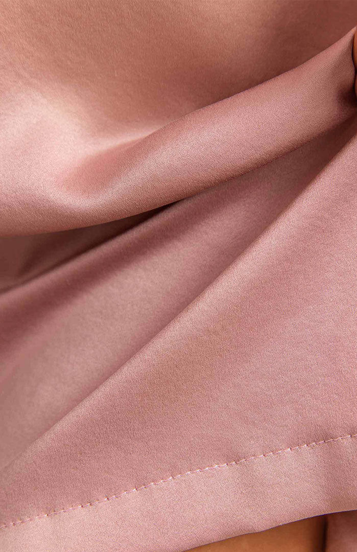 The Vintage Rose Lounge Dress – Luxury Satin Sleepwear