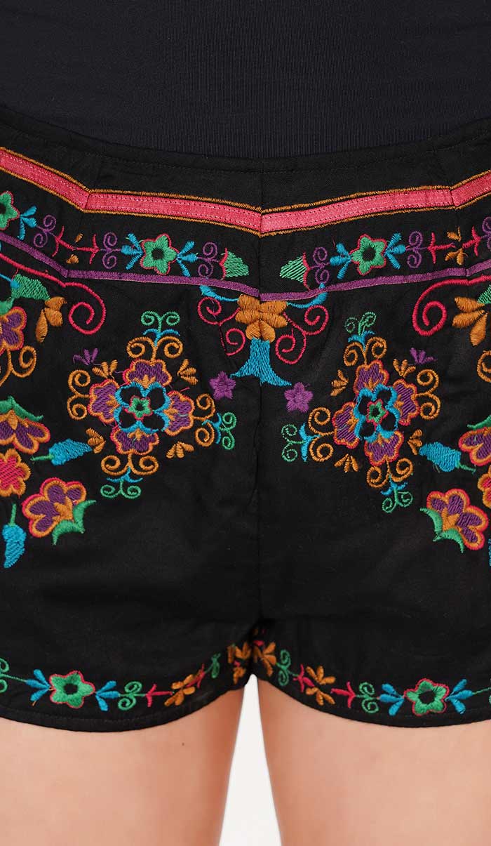 Luxeliv Embroidered Shorts | Cute Fit | Boho Vibe