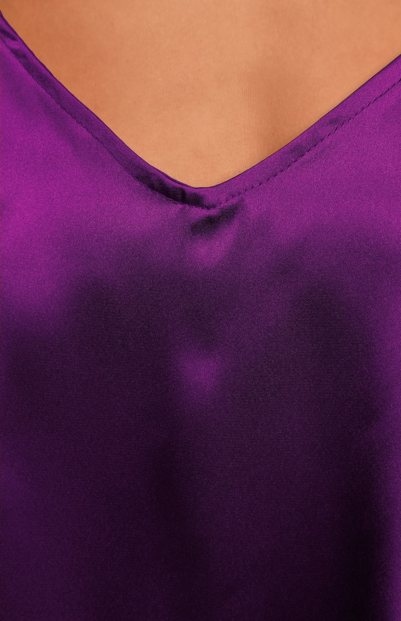Jammun Juju | Purple Satin Camisole & Shorts Set