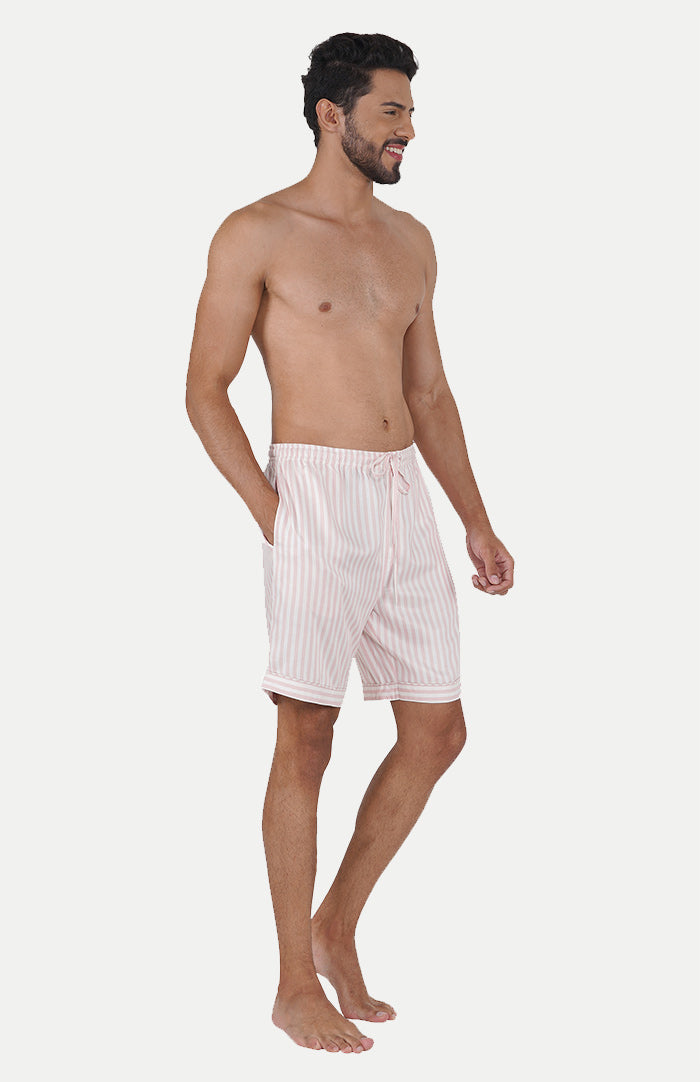 MI AMOUR | PINK STRIPES CO-ORD SET | LOUNGEWEAR SET