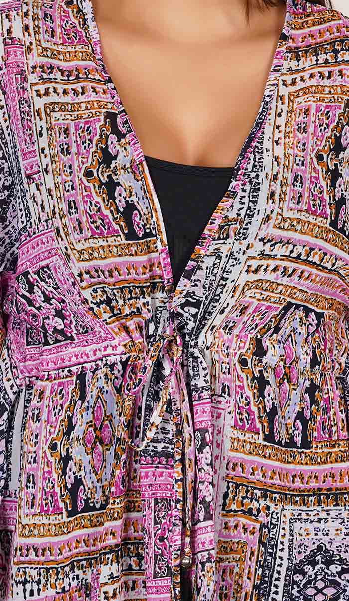 Luxeliv-Pink-Abstract-Print-Kaftan-Style-Swimsuit-Cover-Up-Beach-Dress