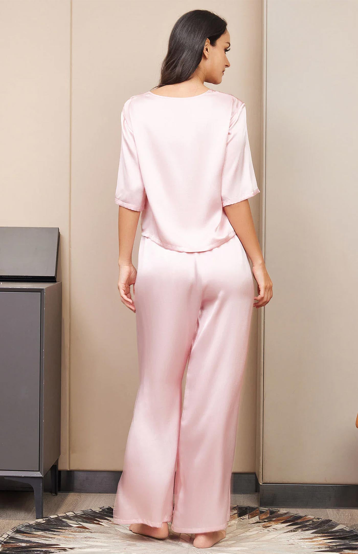 Baby Pink Co-ord | Soft Satin Romance