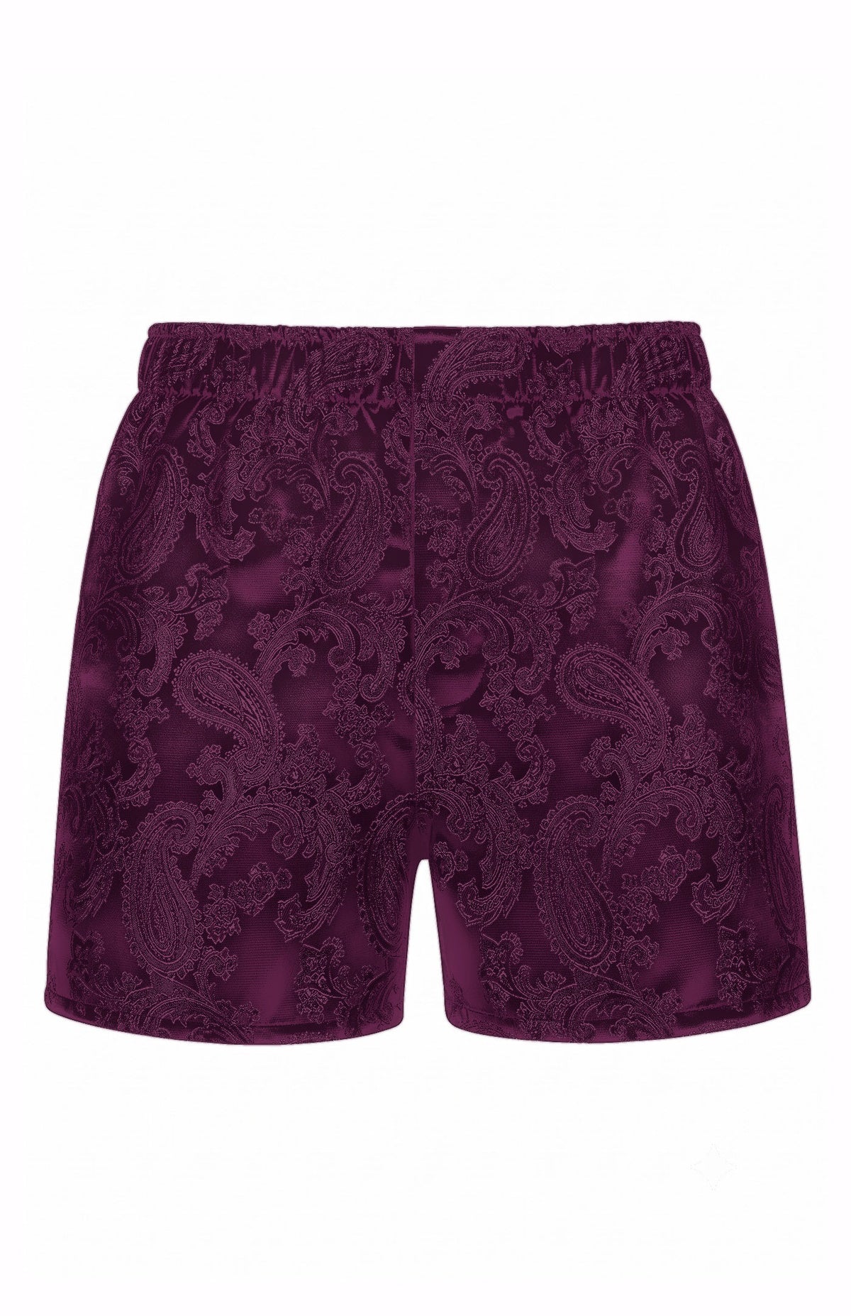 The Amethyst Signet | Purple Paisley Jacquard Boxers for Men