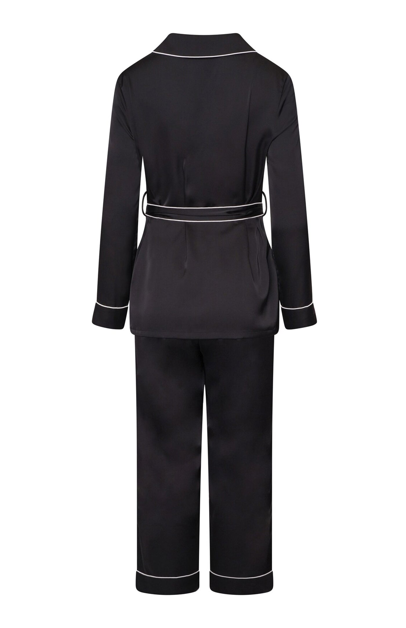 Black Magic | Black Satin Co-ord Set