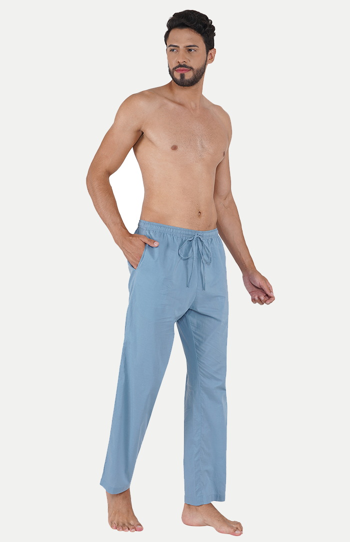Azure Bliss Blue | Lounge Wear Set | 100% Cotton