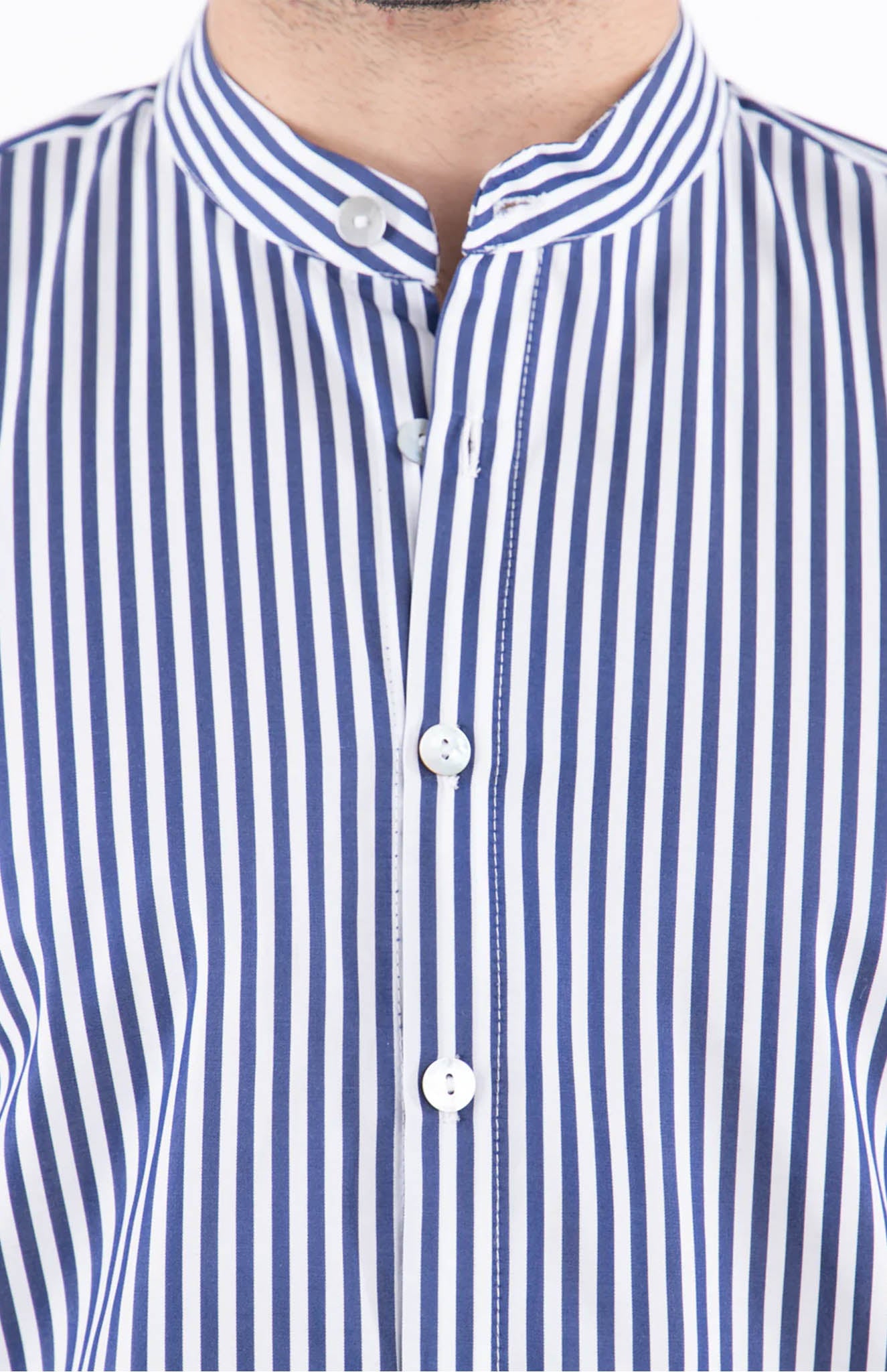 Riviera Stripes | Blue & White Stripes Shirt