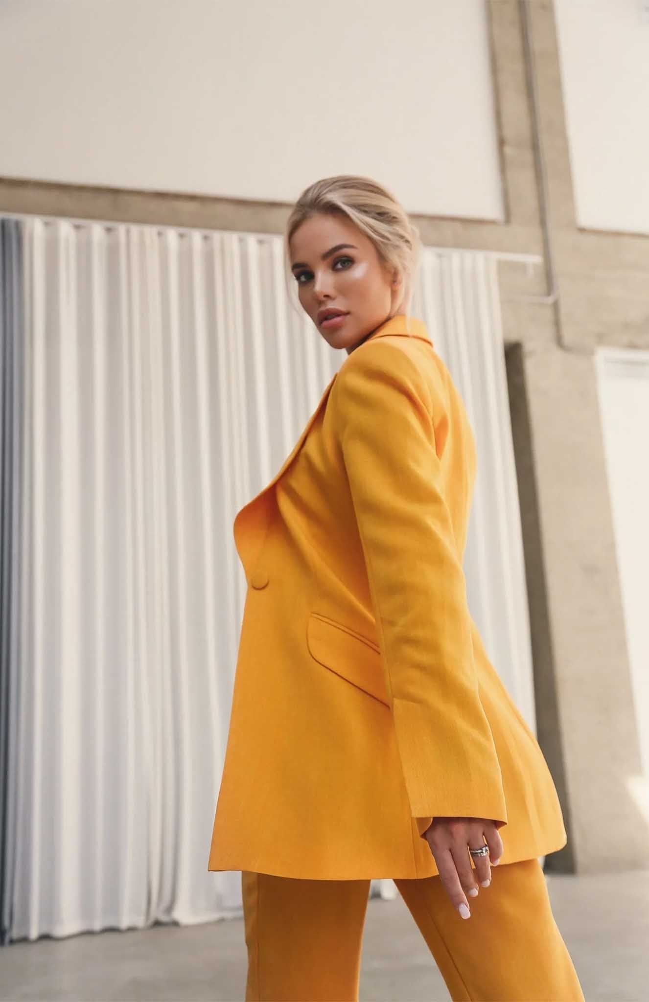 Sunshine | Yellow Blazer Sets