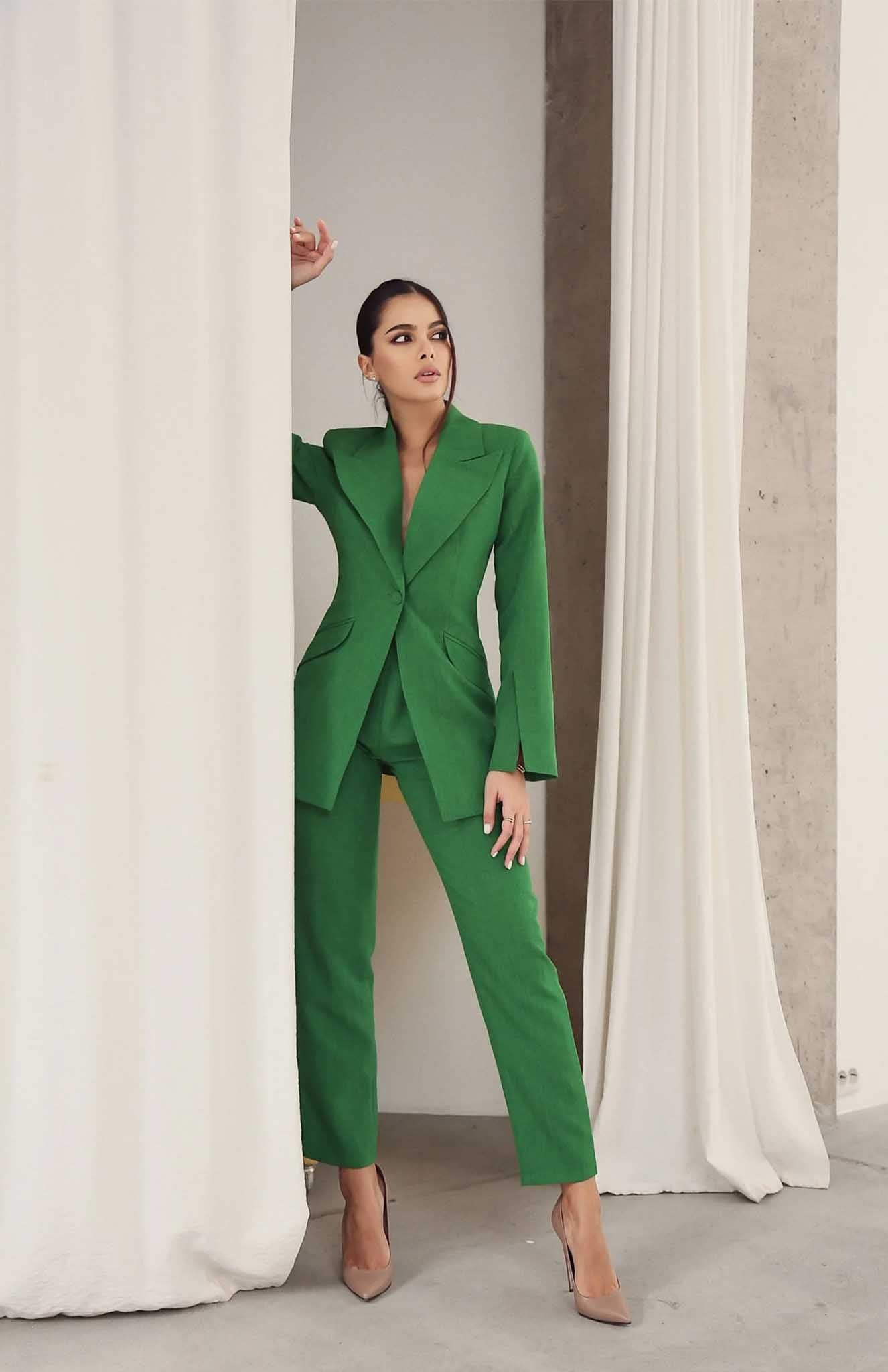 Gloria | Green Blazer Sets