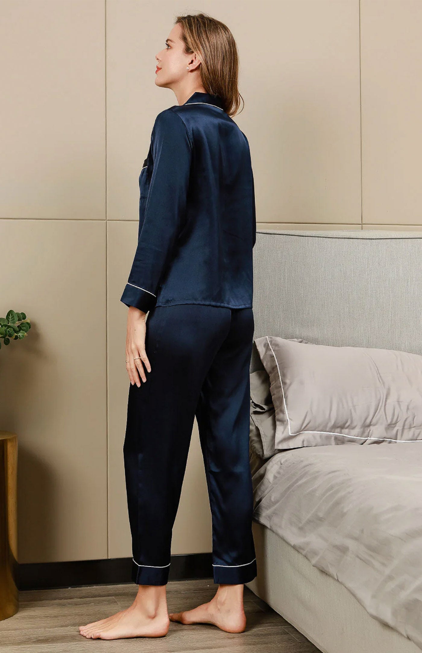 Classic Navy | Satin Ultimate Classic Loungewear