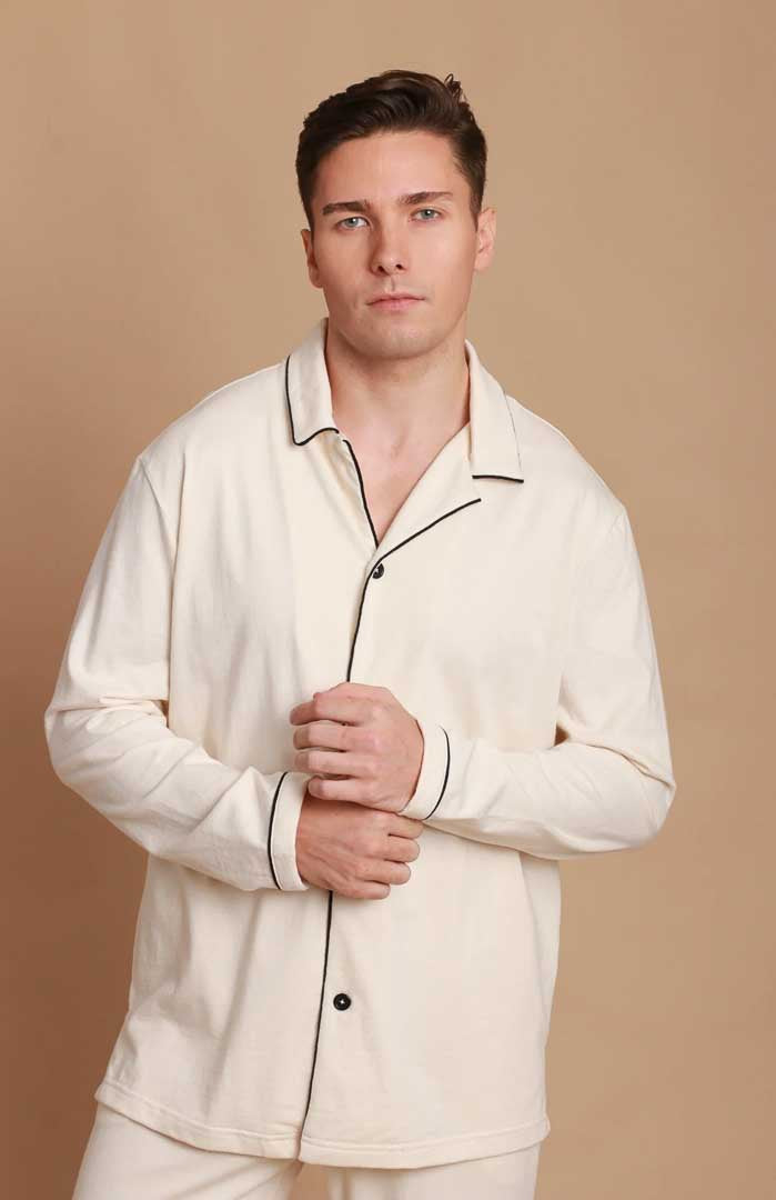 White Whisper | Unisex Cotton Co-ord Loungewear Set