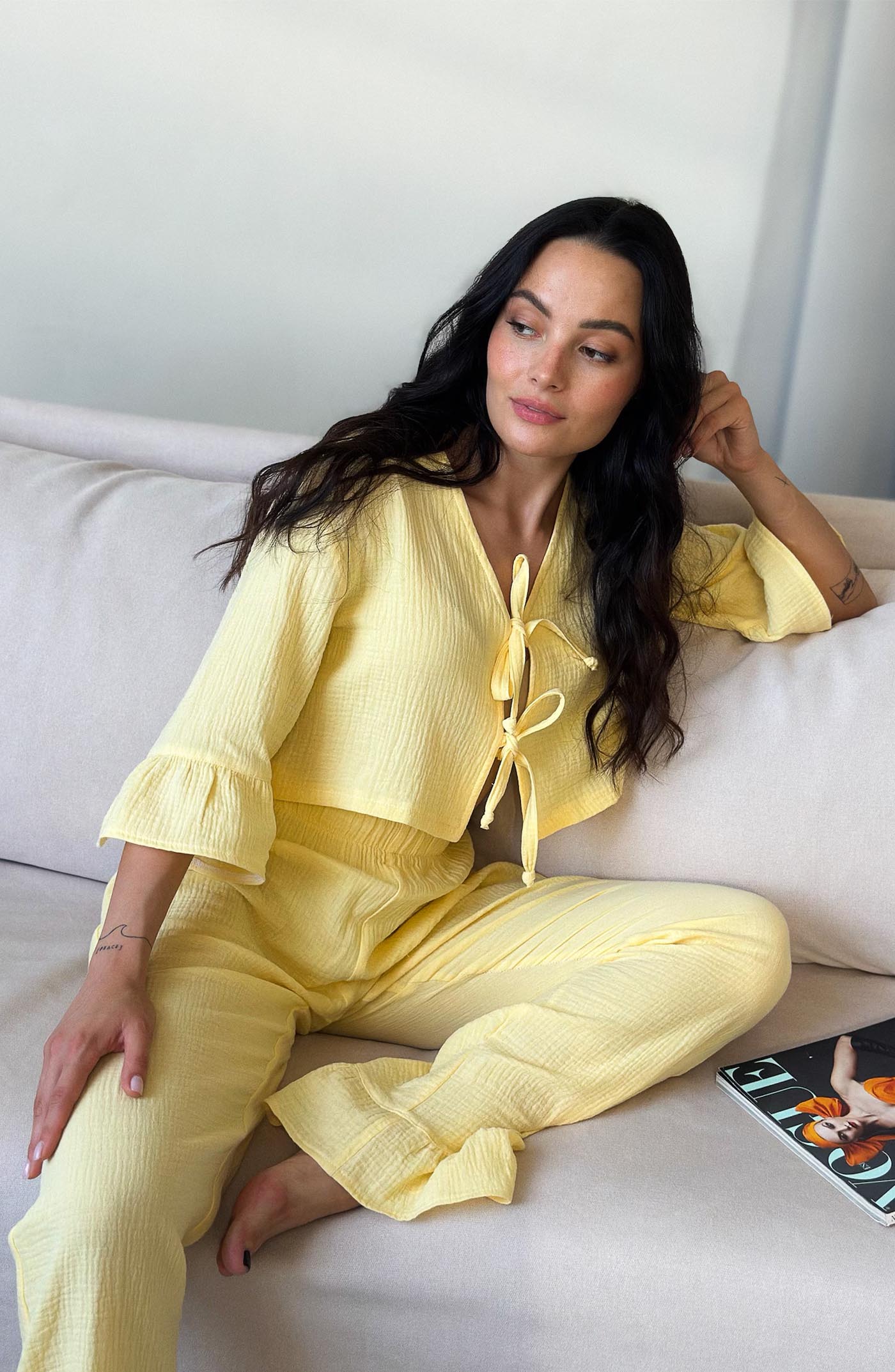 Haldi Haze | 100% Cotton Yellow Co-ords