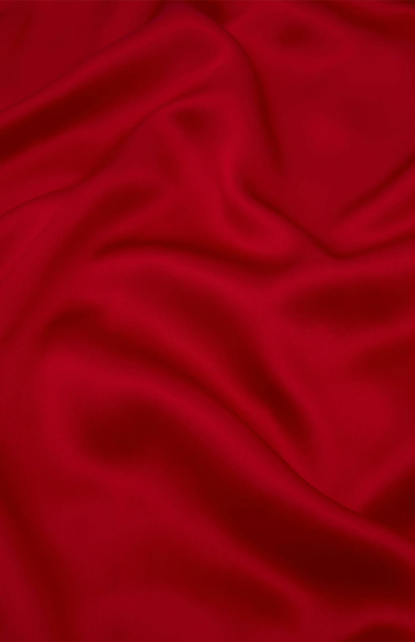Flaming Red | Red Satin Loungewear Set