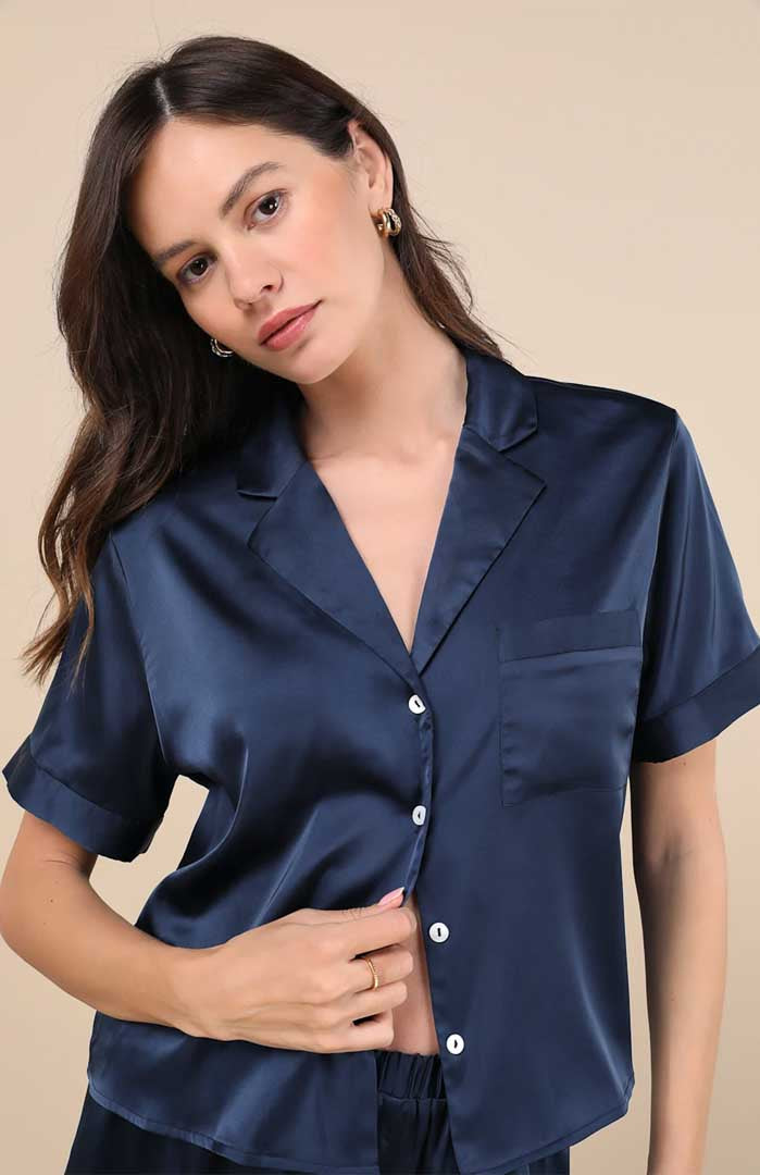 Blue Moon | Luxury Satin Sleepwear