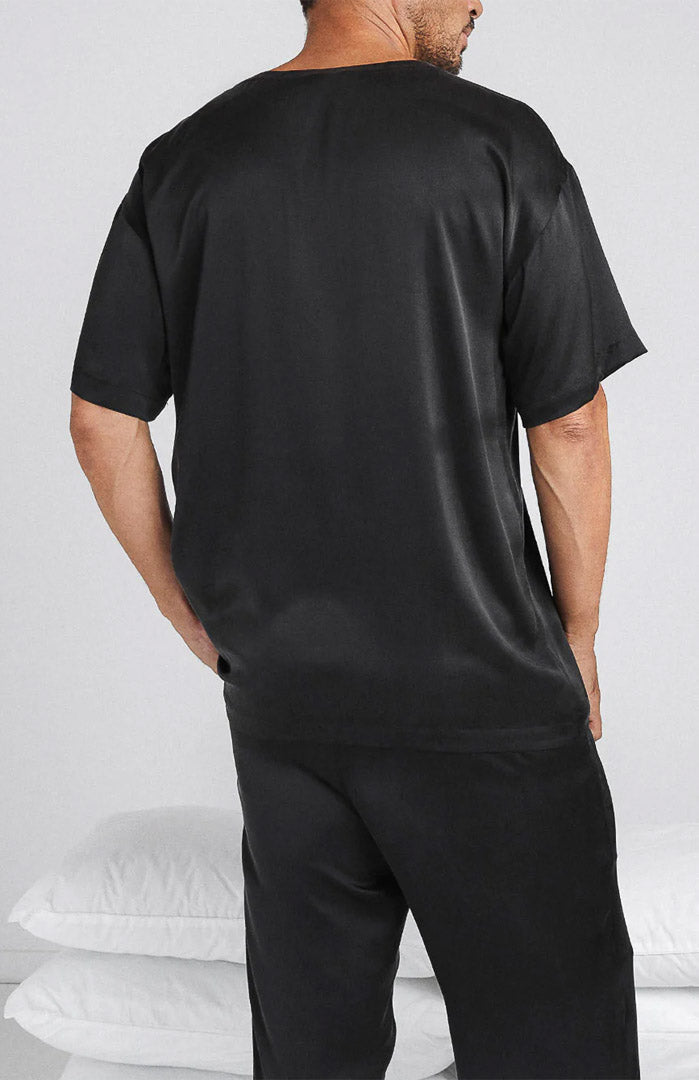 Black Don | Satin Loungewear Set