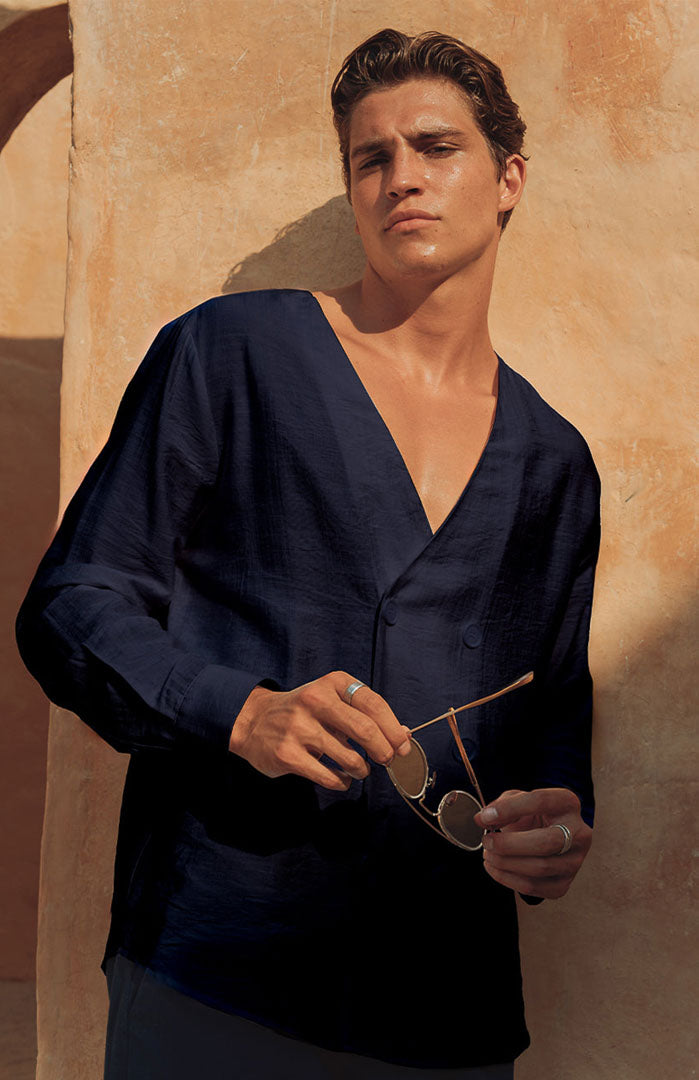 The Nightfall Set | Men’s Long-Sleeve Resort Set