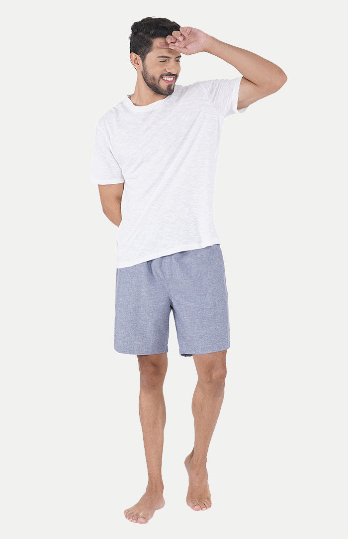 Luxeliv-mens-loungewear-white-tshirt---blue-shorts-loungewear-set