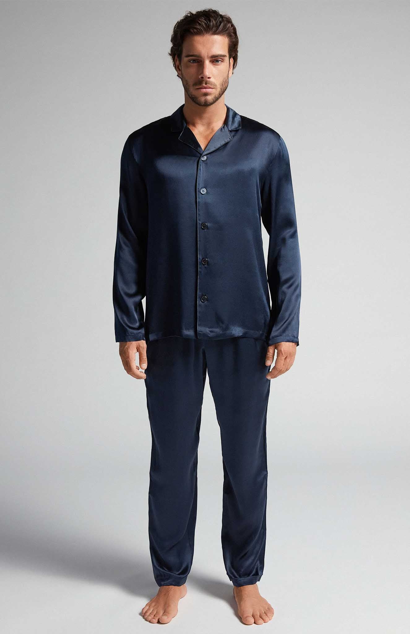 Midnight Monarch Co-ords | Navy Satin Set