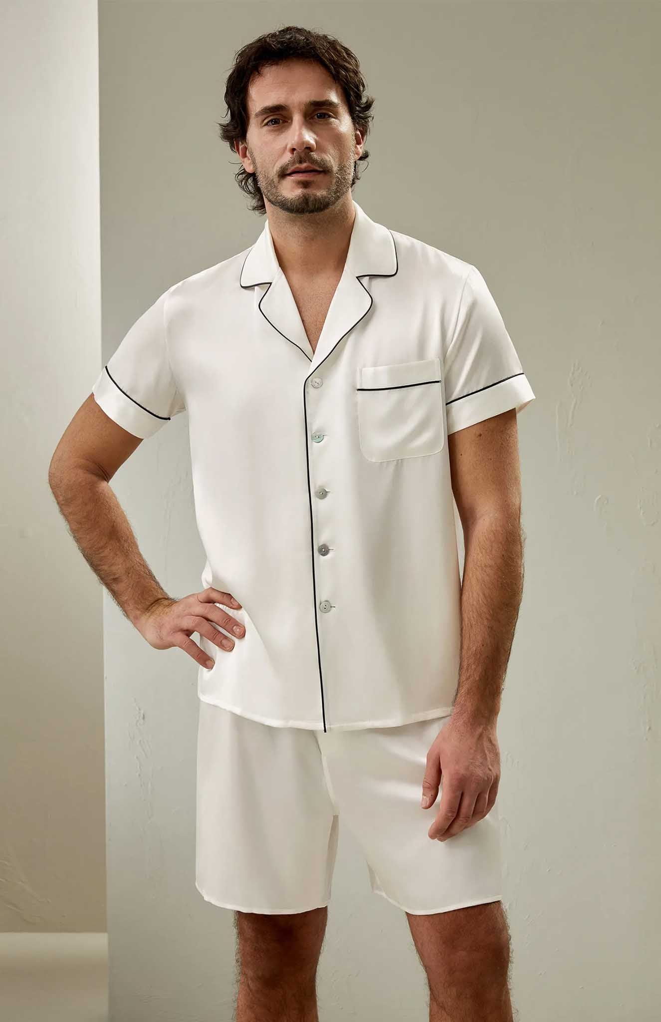 Arctic Aristocrat | White Satin Set