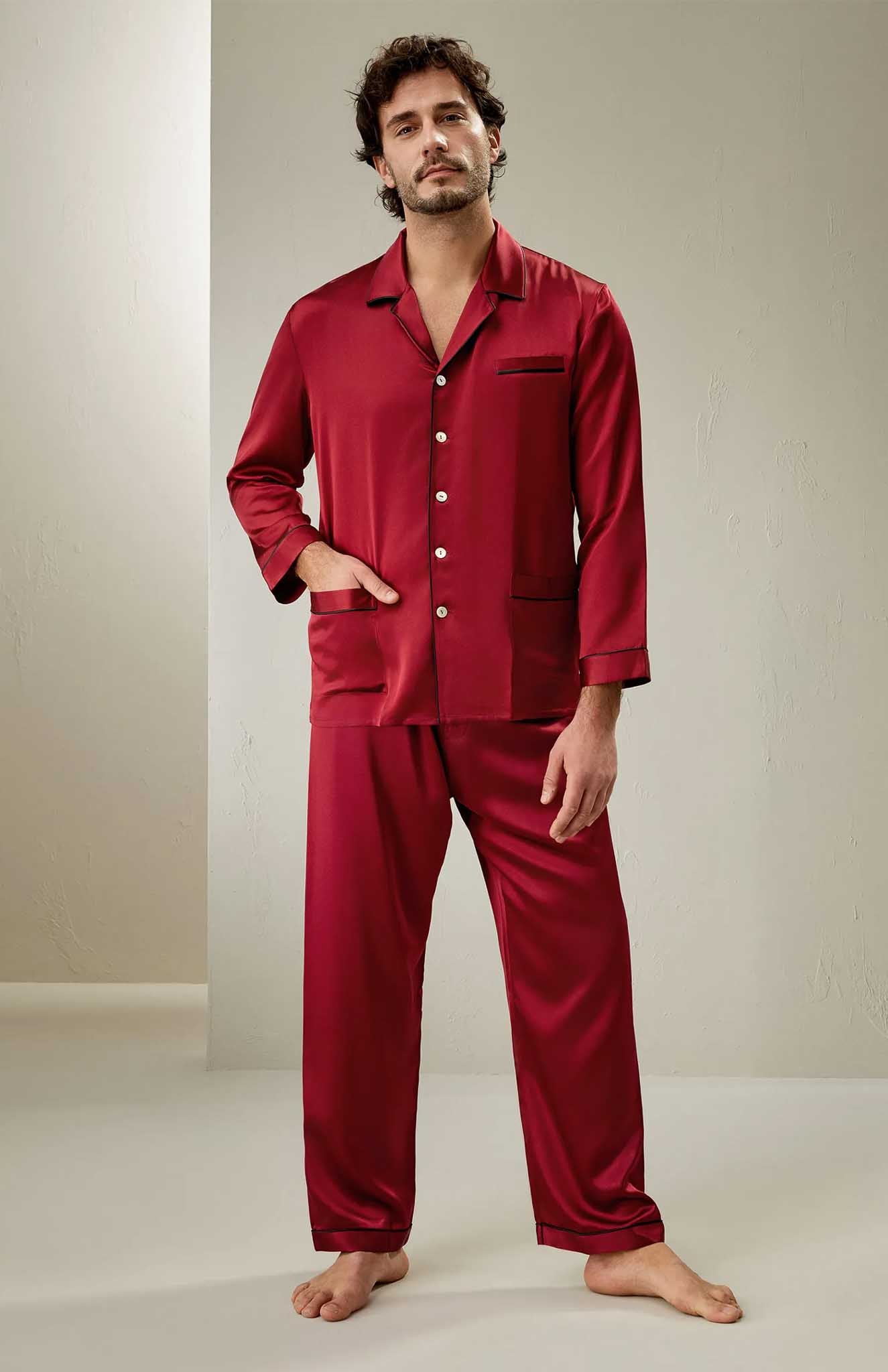 Red Horizon | Red Satin Set