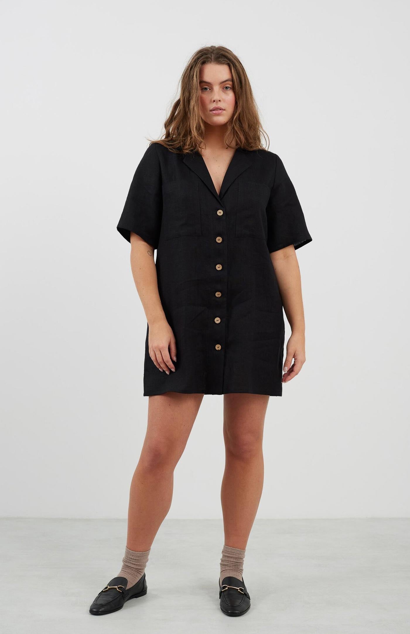 Summer Nights Dress | Cotton Linen Blend