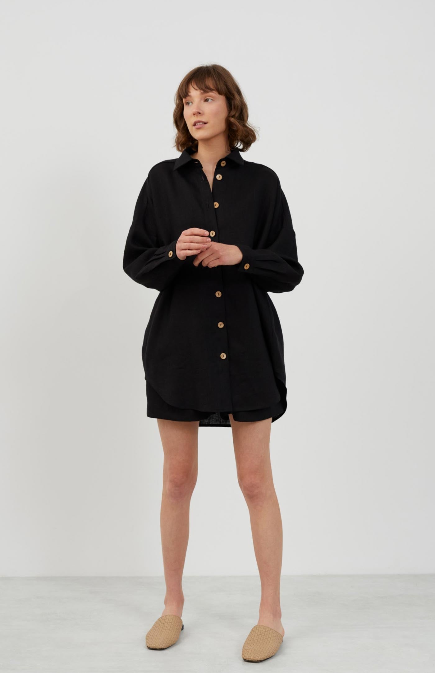 Blackout Bliss Co-ord Set | Cotton Linen Blend