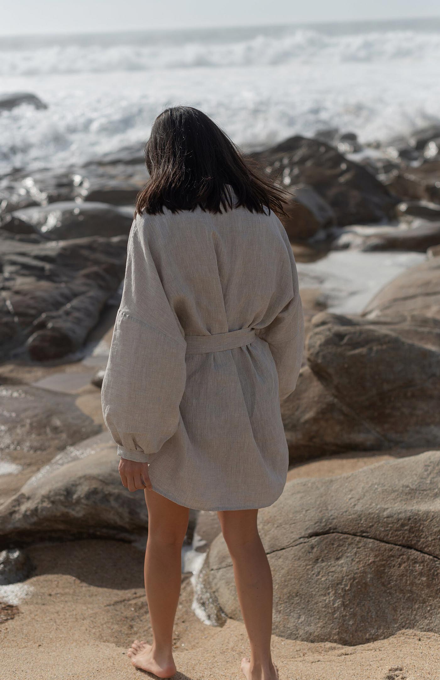 Coffee Contour Co-ord | Linen Blend