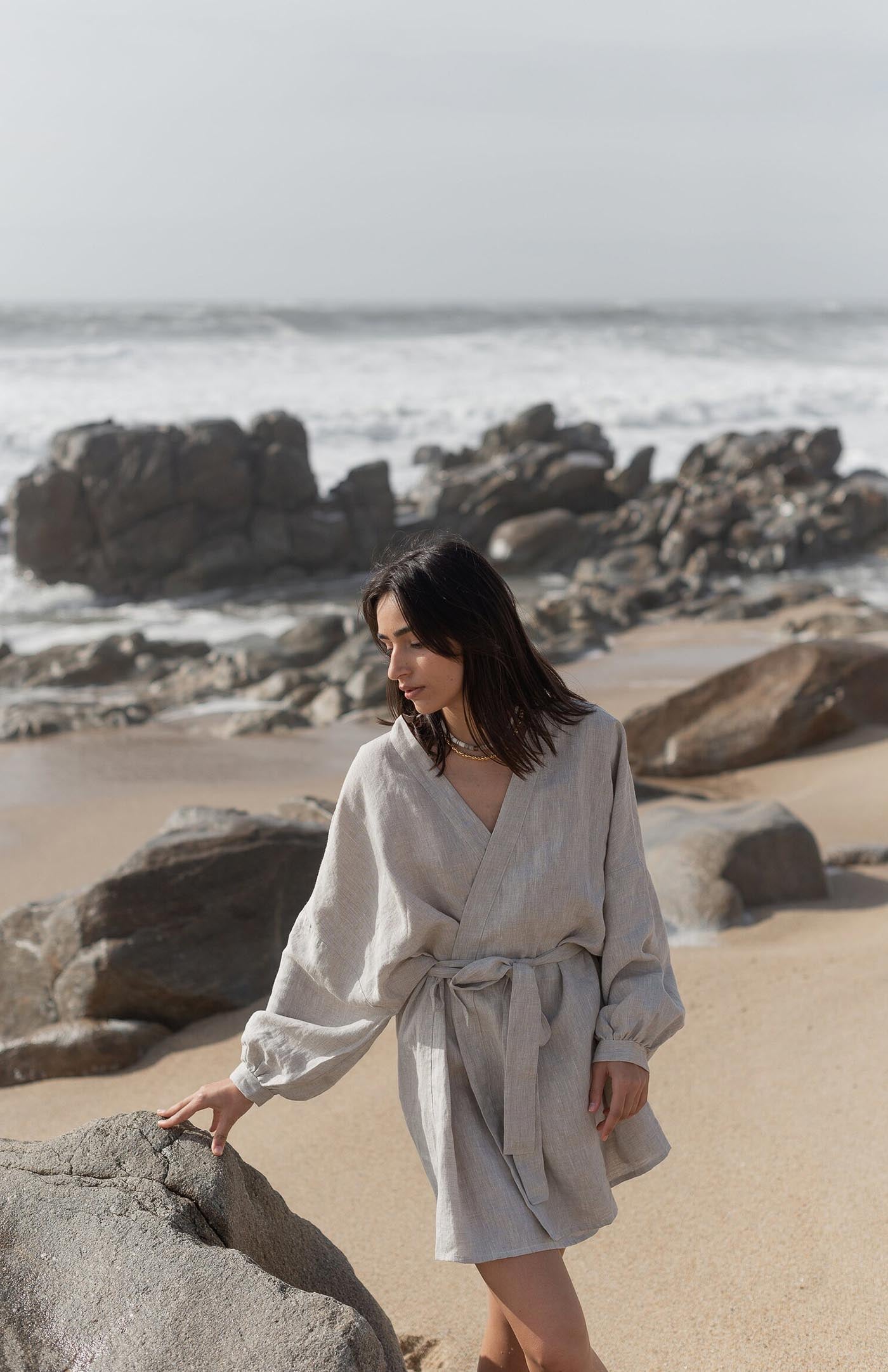 Coffee Contour Co-ord | Linen Blend