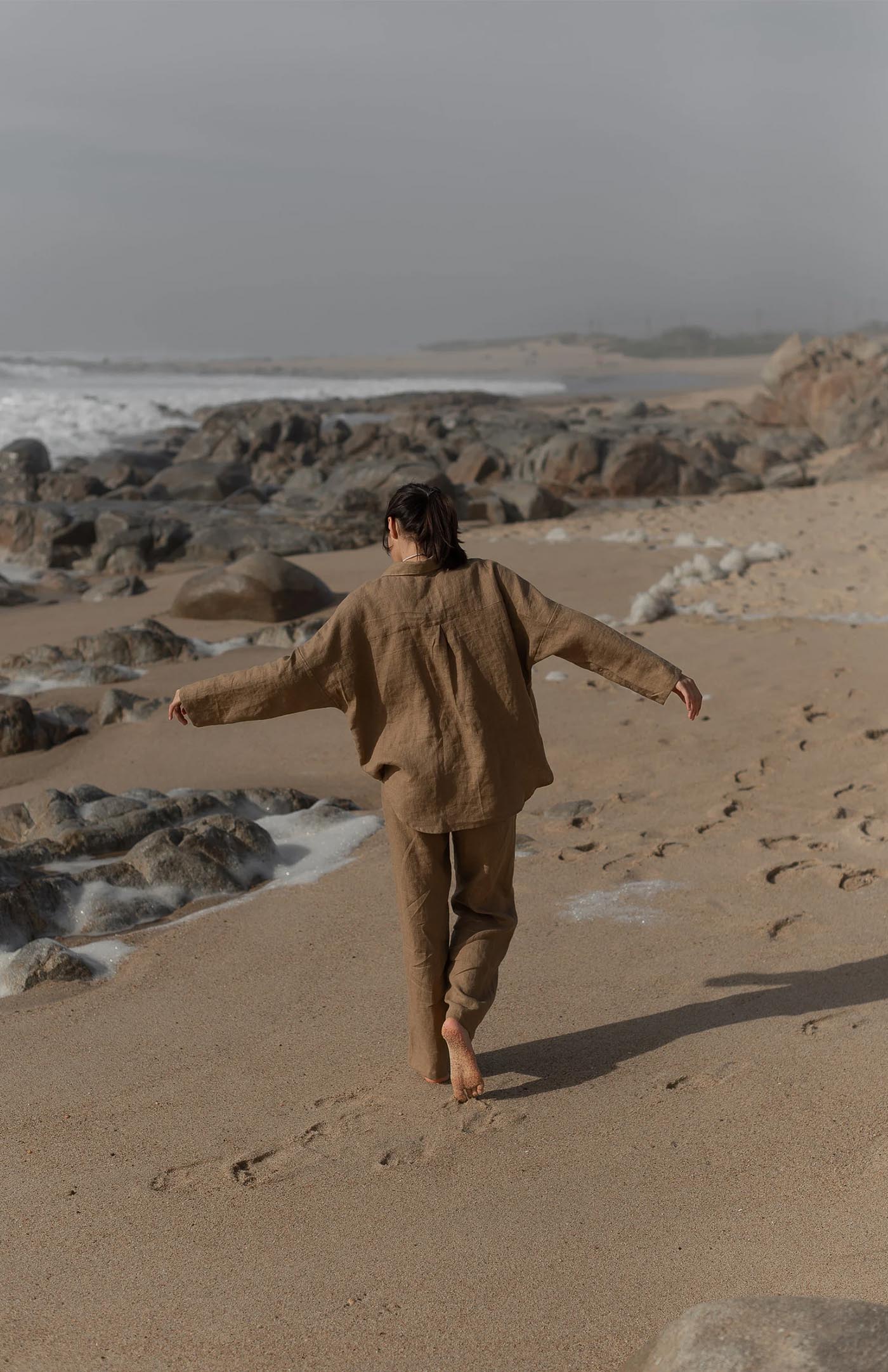 Mocha Frappe Co-ord | Linen Blend