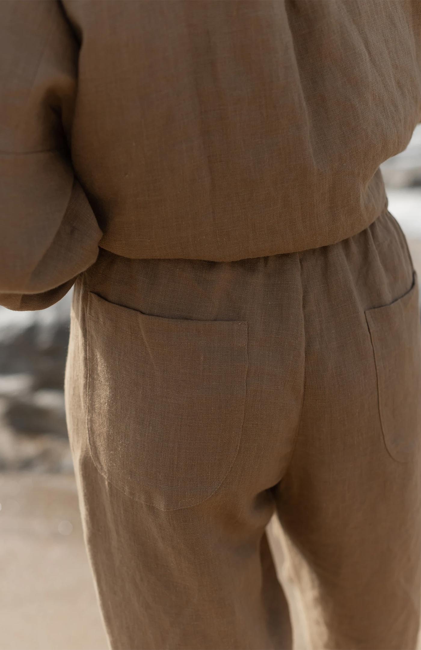 Mocha Frappe Co-ord | Linen Blend