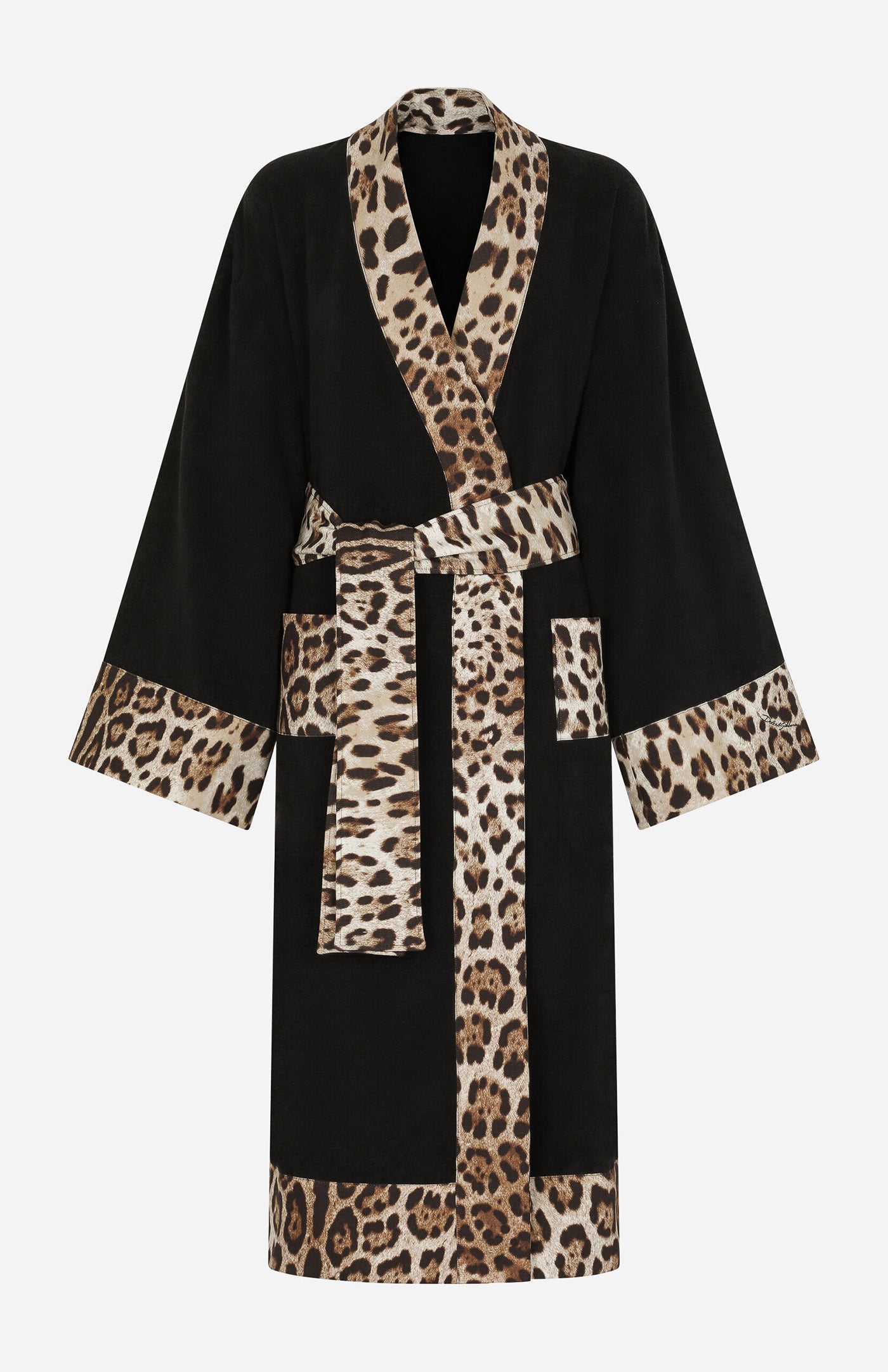 The Black Leopard | Printed Designer Robe