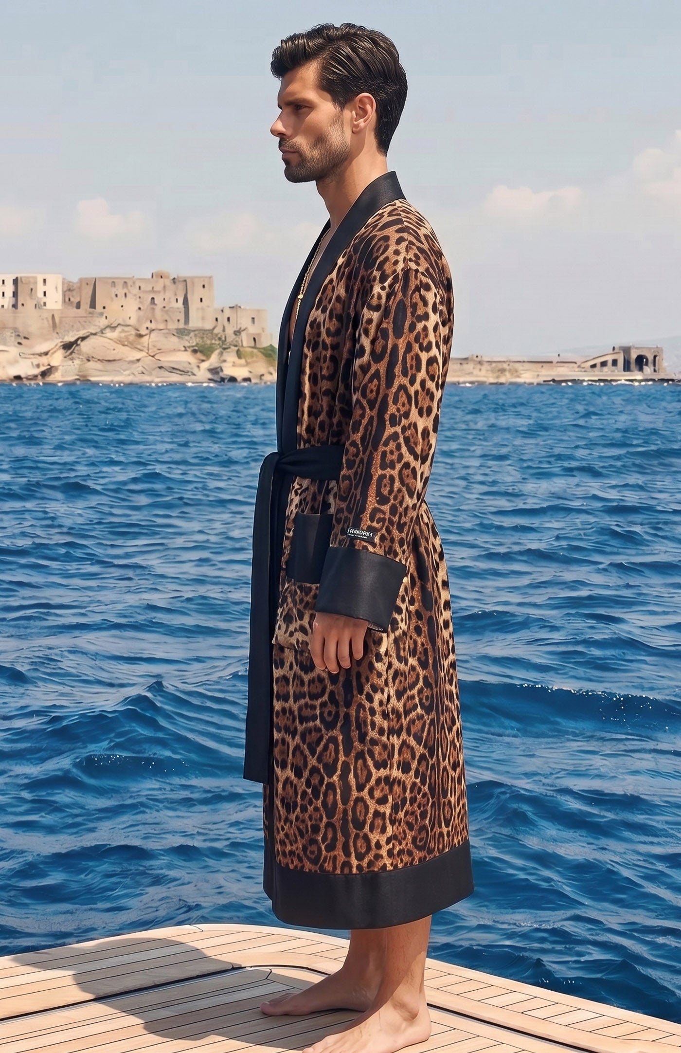 The Leopard | Printed Designer Robe