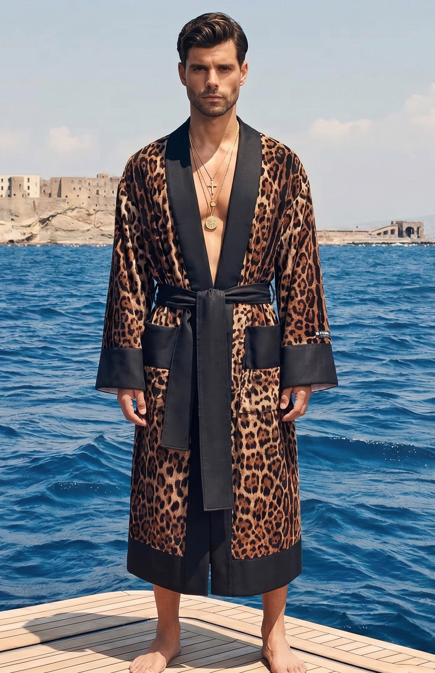 The Leopard | Printed Designer Robe