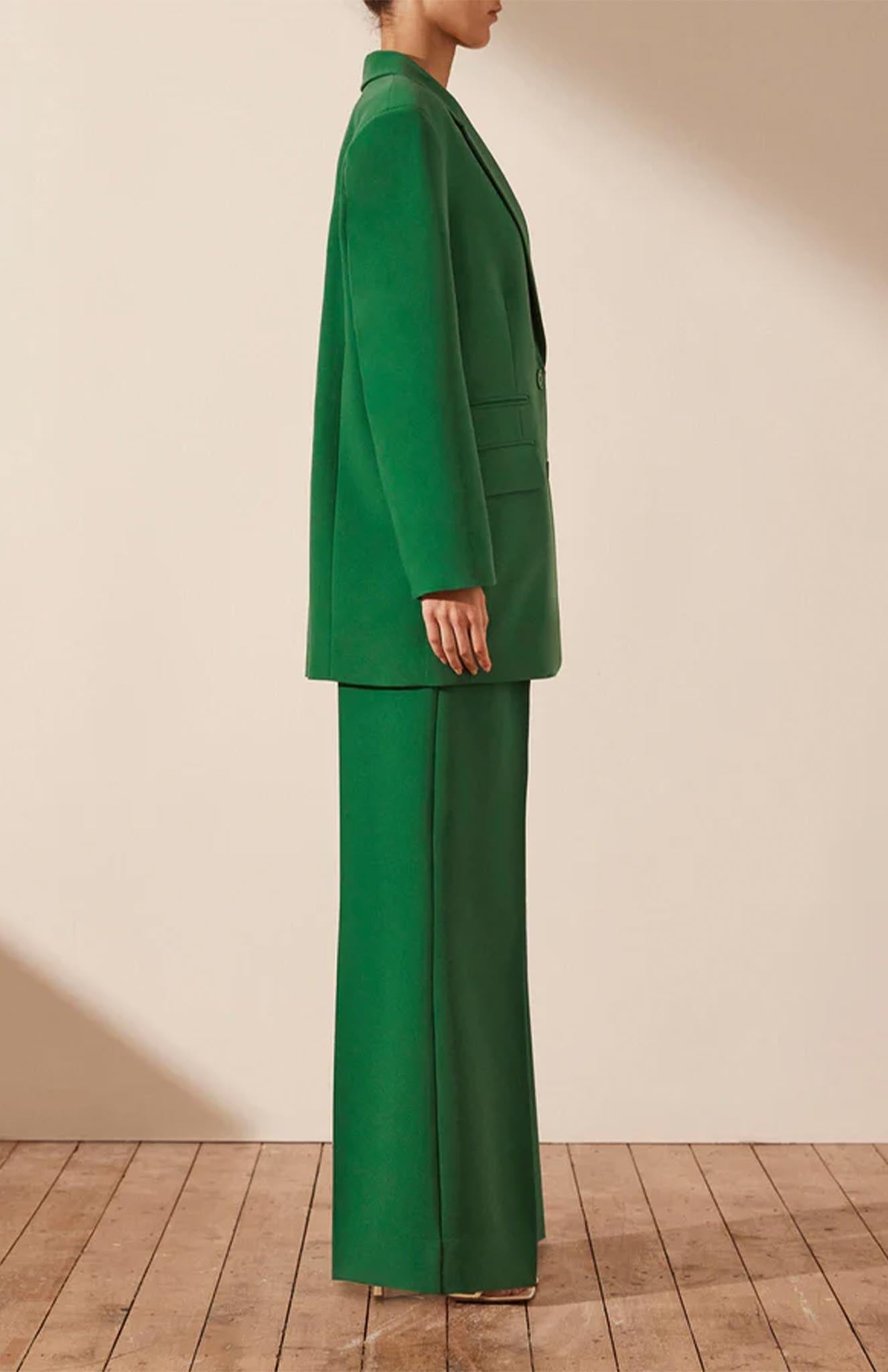 Emerald Enigma | Green Blazer Sets